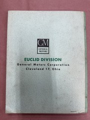 1954 Euclid Engine Maintenance Manual Series 4-71 and 6-71 General Motors Diesel