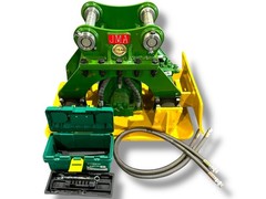 JMA Excavator Plate Compactor 3-4.5 Ton 40mm Pin Vibratory Heavy Duty Steel