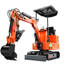 mini excavator1ton, 13.5 hp, hydraulic grab | Pilot control/B&S engine, EPA