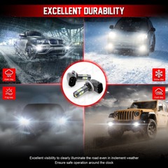 2 SUPER Bright LED light bulbs for Holland / Case HALOGEN Bulb 9847313 12v 37.5w