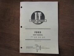 Ford 1100 1200 1300 1500 1700 1900 Tractor I & T Repair Manual