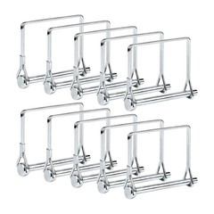 10 Pack Trailer Coupler Pin 5/16×3-1/2in Towing Hitch Pin Hea Size: 5/16×3-3/8