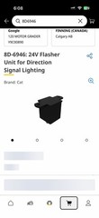 CAT 8D-6946 24V Flasher Unit OEM NEW Caterpillar Direction Signal