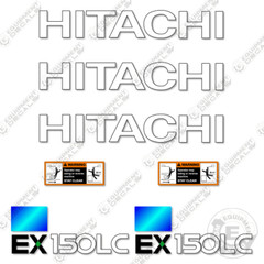 Fits Hitachi EX150LC-5 Decal Kit Excavator – 7 YEAR OUTDOOR 3M VINYL!