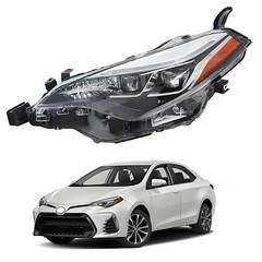 LED Headlights Assembly for 2017-2019 Toyota Corolla SE XLE XSE Driver Side Head