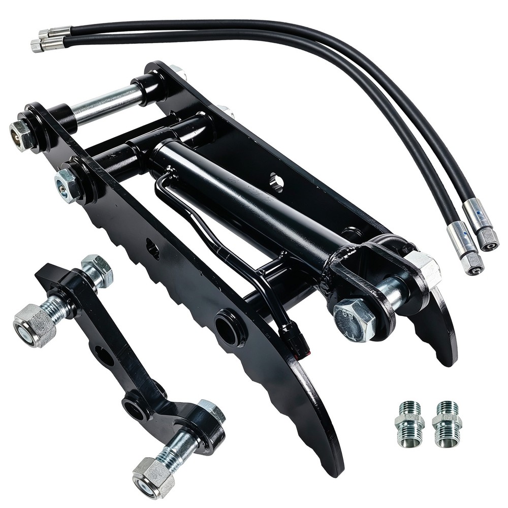 Hydraulic Thumb Kit for Mini Excavators Up to 2 Tons, 2x M14 Hoses & Adapters