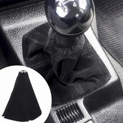 Suede Leather Shift Boot with Black Stitch Manual or Auto Gear Sh Color: Black