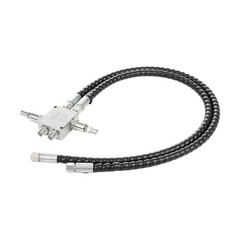Cushion Valve Kit Complete 1/4 inch Hydraulic M14x1.5 Fitting 2 Hoses Included