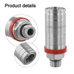 Hydraulic Female Quick Connector for Tractors with High Strength Steel