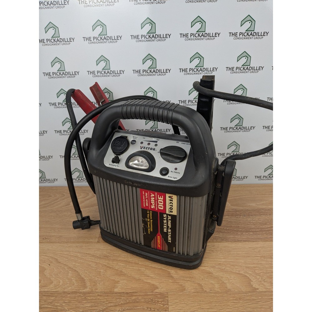 Vector VEC010C 300 Amp Jump Start System with 260 PSI Air Compressor 12V DC