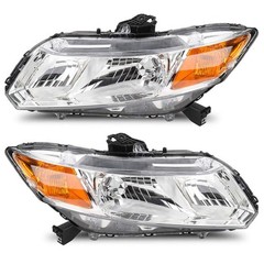 Headlight Assembly For Honda Civic 2012-2015 Driver and Passenger Side