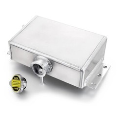 Aluminum Radiator Coolant Overflow Water Tank Expansion Reservoir Bottle 16.L