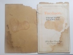 Fordson Tractor Manual 1920’s Robert Corron Farm Kane County,Illinois