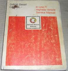 DETROIT DIESEL IN-LINE 71 271 371 471 671 ENGINE SERVICE REPAIR MANUAL 6SE250