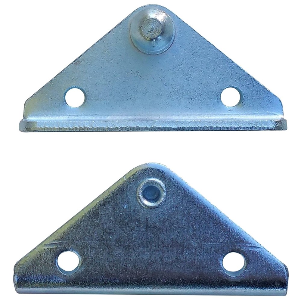 Angled Lift Support Bracket Inside Mount – Zinc Plated 10 Gauge Steel – 10mm …