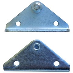 Angled Lift Support Bracket Inside Mount – Zinc Plated 10 Gauge Steel – 10mm …