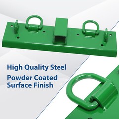 Bolt-on Grab Hooks, D Rings,2″ Receiver all-in-one For John Deere Tractor