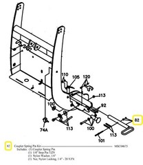 REPLACES BOSS MSC04675 – COUPLER SPRING PIN KIT,RT3, SMARTHITCH2