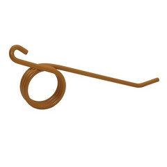 7″ Tine x 3-7/8″ x 2-3/8″ Diameter Coil Hay Rake Tooth 64562