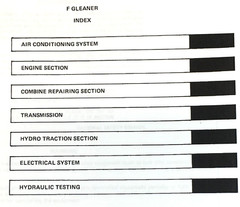 Allis Chalmers Model F Gleaner Combine Service Shop Repair Manual Workshop Book