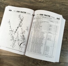 Ford 2000 3000 4000 5000 7000 Series Tractor Parts Manual Catalog