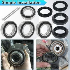 Front Wheel Bearing Seals Kit for Wolverine Big Bear 350 450 Grizz Size: Front