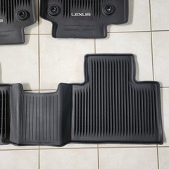 2023-26 Lexus RX All Weather Floor Mats Black OEM PT206-48231-20 Front and Rear