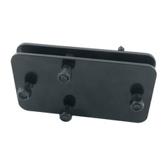 2 Pack Tractor Bucket Hooks with Tie down Ring, Grade 70 Forged Steel Black