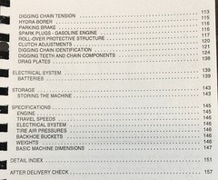Case 360 Trencher Manual Parts Catalog Operators Owners Set Book Backhoe Attach