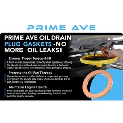 M12 Copper Oil Drain Plug Washer Gaskets – Made in Germany 12mm Crush Washer