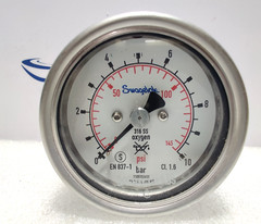 Swagelok 0-10Bar 0-145Psi Pressure Gauge 1105151451