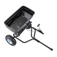 VEVOR Tow Behind Broadcast Spreader 130LB 15 Settings 0-9.8 ft Spreading Width