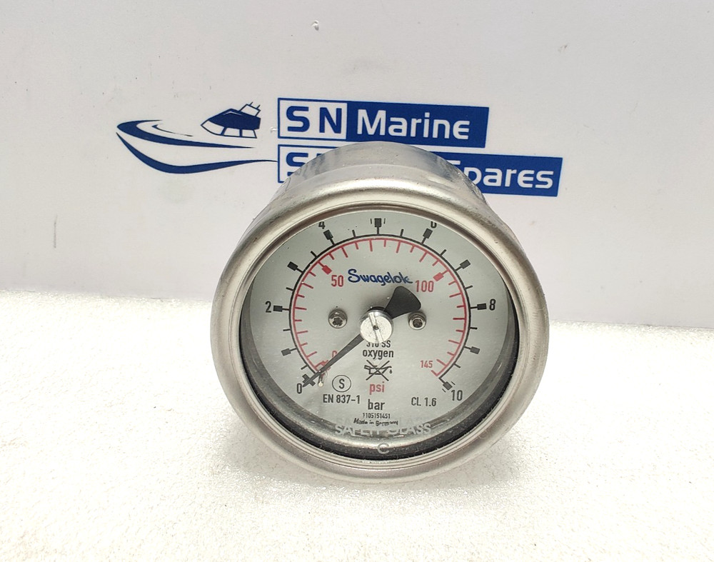 Swagelok 0-10Bar 0-145Psi Pressure Gauge 1105151451
