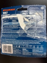 Sylvania Silverstar 9007 (2) Halogen Lamps (9007ST.BP2) 1092/OB