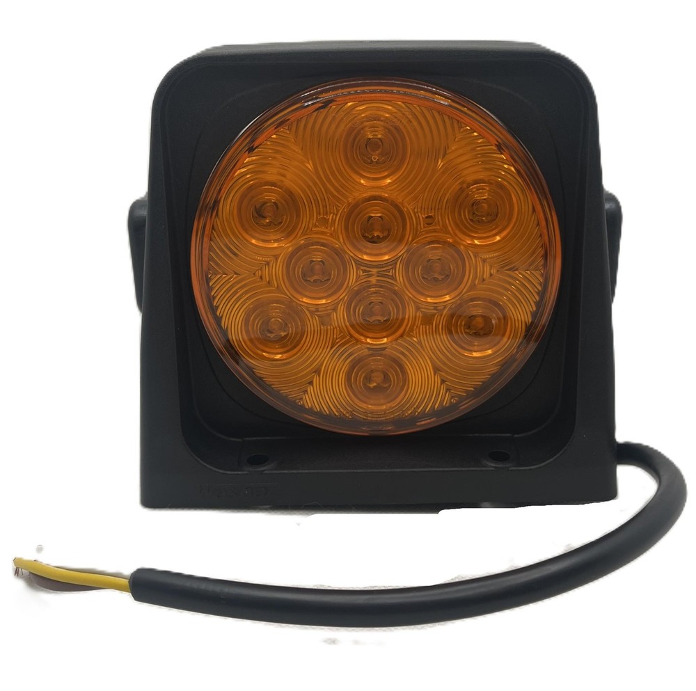 Wesbar Single Amber 9 LED Agricultural Tractor Trailer Light Hard Wired