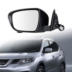 LH Side Mirror Glass Lens 14-19 Nissan X-Trail T32 Rogue 360 Cam Heat 13Pin Fold