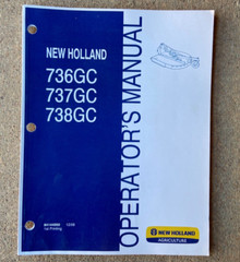 New Holland 736GC 737GC 738GC Rotary Cutter Operator’s Manual 12/08 84144050
