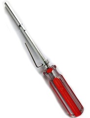 Elevator Door Key Drop Solid Carbon Steel with Plastic Handle Heavy Red
