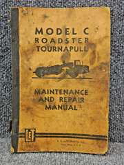 OEM Factory LeTourneau Model C Tournapull Scraper Maintenance & Repair Manual