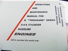 HERCULES G THOUSAND SERIES OPERATION AND MAINTENANCE MANUAL