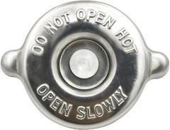 Radiator Cap, 16 PSI Dual Lug Stainless Steel Engine Coolant Reservoir Cap, Univ