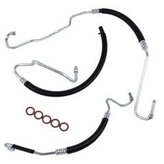 3pcs Power Steering Hose Set for Chevy Silverado GMC Sierra 2500 HD 3500 6.6L V