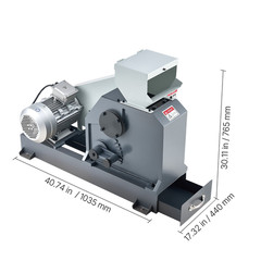Jaw Crusher 7.87 X 9.65″ Feed Size Rock and Stone Crushing Machine 220V