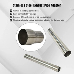 Stainless ID 2 inch to OD 2.5 inch Exhaust Adapter Reducer (2″ ID to 2-1/2″ O