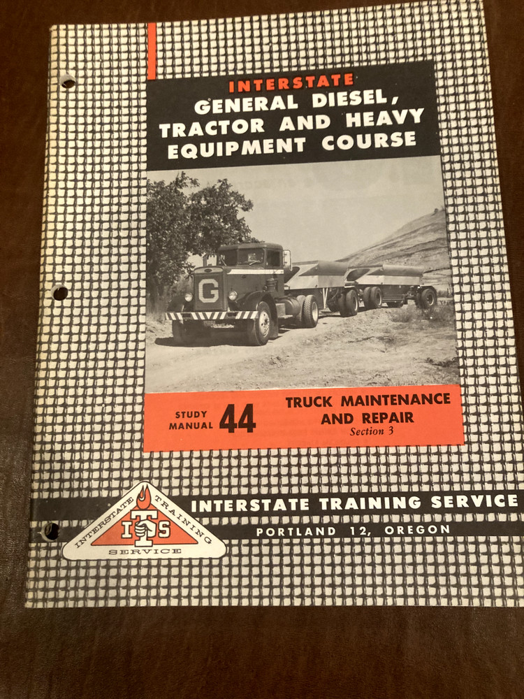 INTERSTATE GENERAL DIESEL MACK MAINTENANCE TRUCK HD TRACTORS COURSE MANUAL 44
