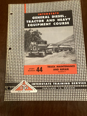 INTERSTATE GENERAL DIESEL MACK MAINTENANCE TRUCK HD TRACTORS COURSE MANUAL 44