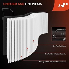 Engine Air Filter Compatible with 2009 2010 2011 3.8L, Replace# 281133M000, 2811