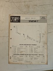 Vintage 1971 TORO Spartan 7 Mower Parts Catalog