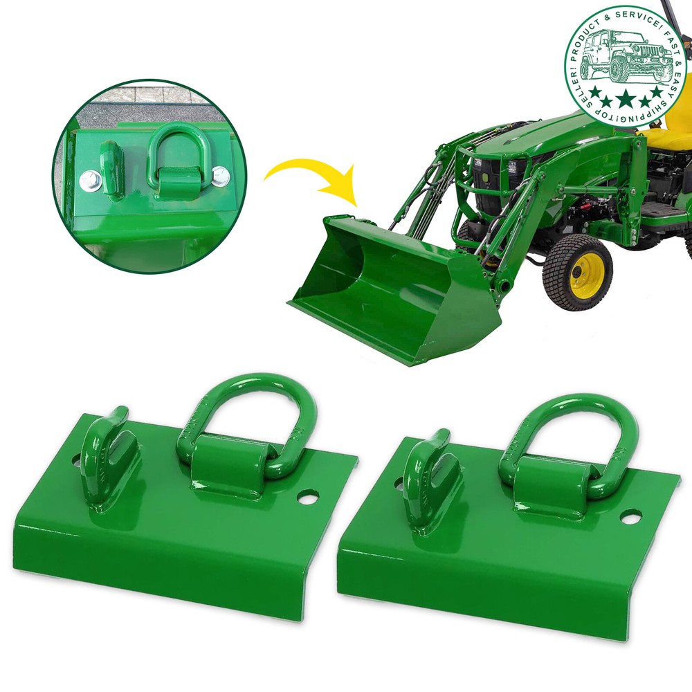 Bolt on Grab Hooks D Rings For John Deere Compact Tractor 1025R 2032R 3320 2520