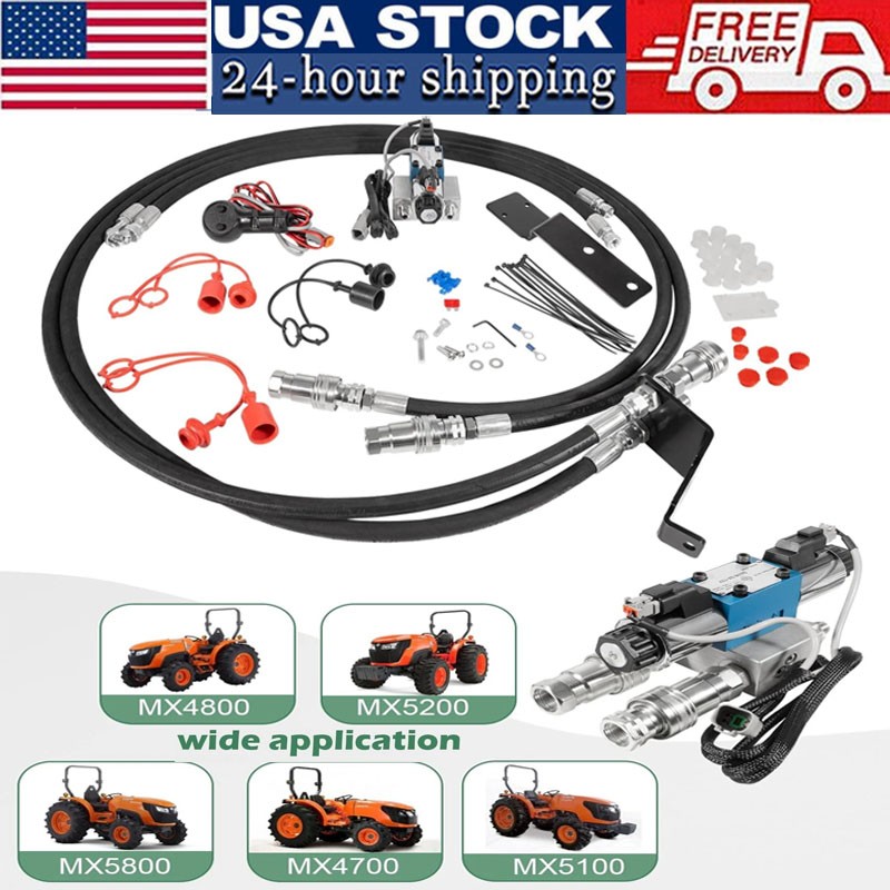 Third Function Valve Kit for Kubota MX4700 MX4800 MX5000 MX5100 MX5200 MX5800